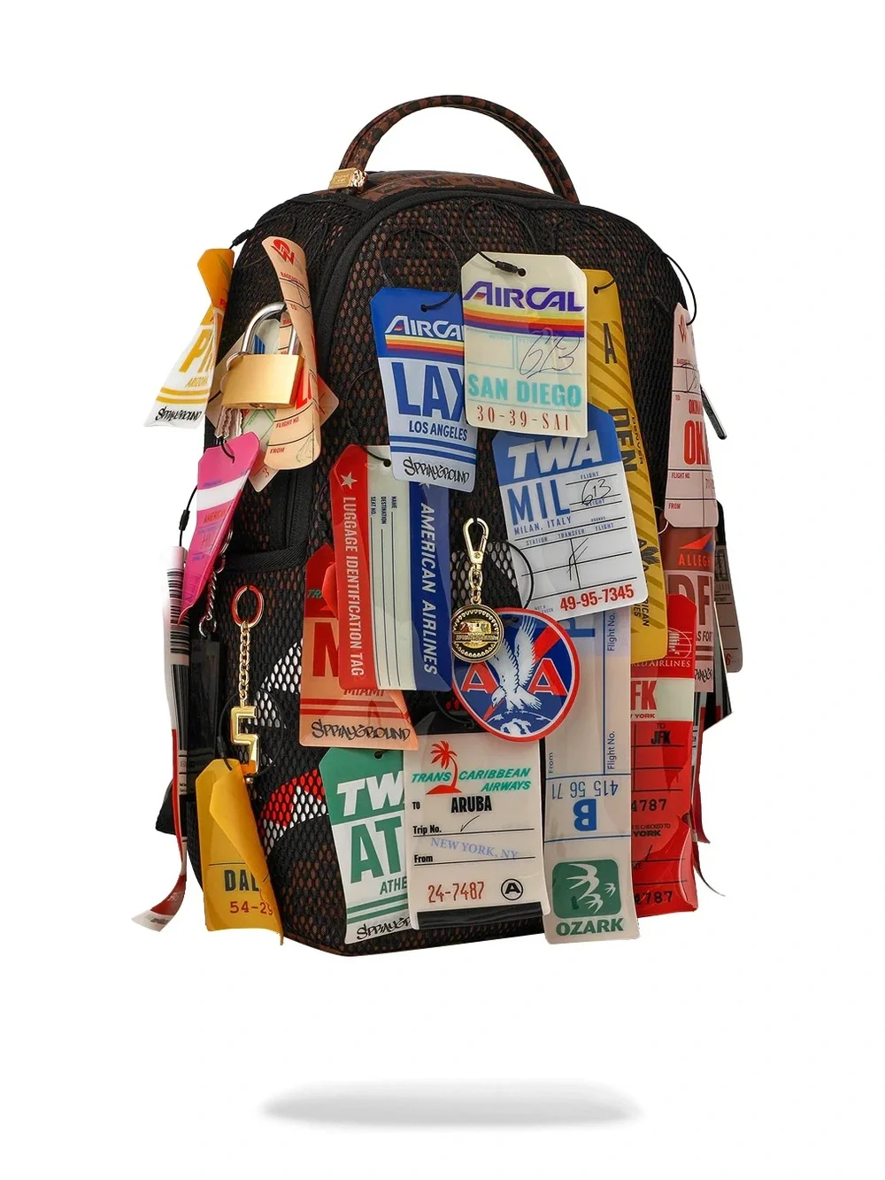 Sprayground AMERICAN AIRLINES 100 YRS - TAGS ON TAGS BACKPACK